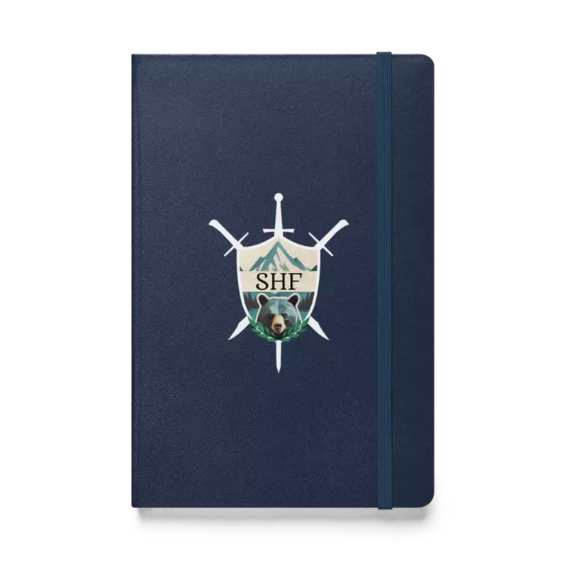 Hardcover bound notebook