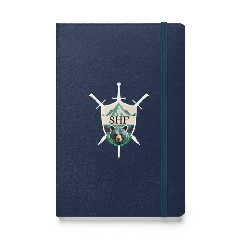 Hardcover bound notebook